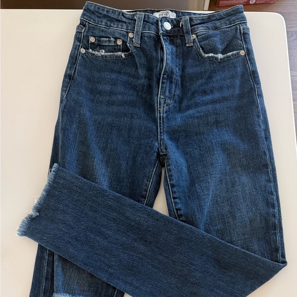 Pistola denim size 26 - ripped style